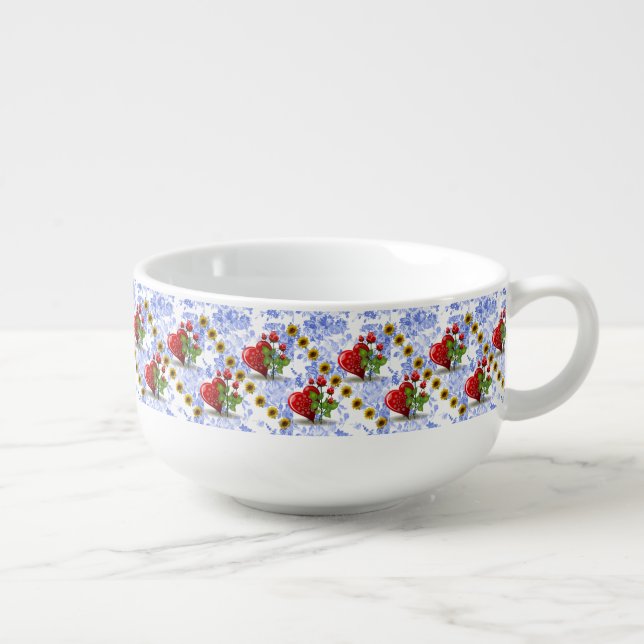 Sunflower Soup Mug (Left)