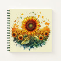 Sunflower Spiral Notebook