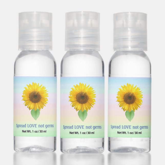 Sunflower spread love not germs hand sanitizer (Set)