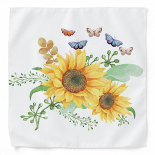 sunflower spring bandana