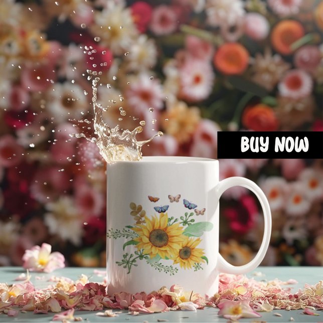 sunflower spring giant coffee mug (Creator Uploaded)
