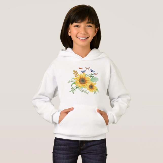 sunflower spring hoodie (Front Full)