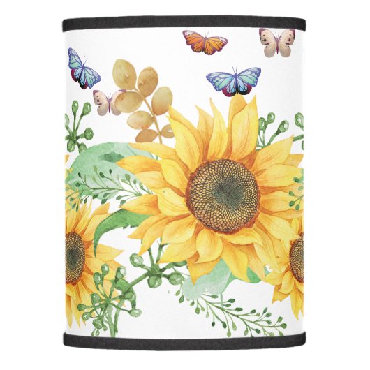 sunflower spring lamp shade (Front)