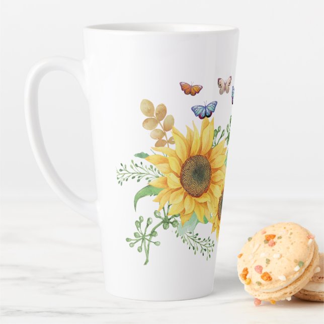 sunflower spring latte mug (In Situ)