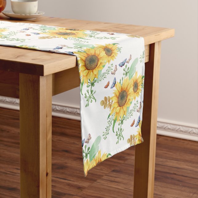 sunflower spring medium table runner (In Situ)
