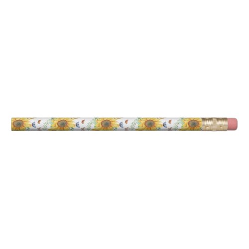 sunflower spring pencil