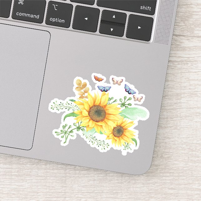 sunflower spring sticker (Detail)