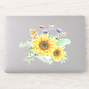 sunflower spring sticker
