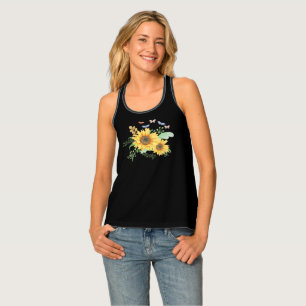 sunflower spring tank top