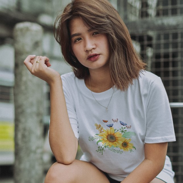 sunflower spring Tri-Blend shirt (Creator Uploaded)