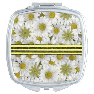 Sunflower Square Compact Mirror
