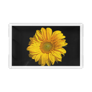 Sunflower stacna acrylic tray