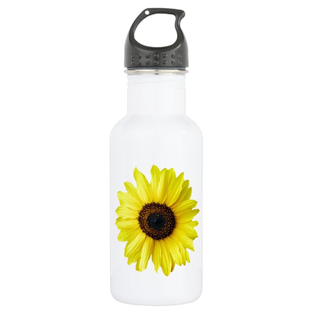 Sunflower Stainless Steel Water Bottle (Front)