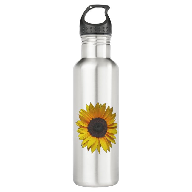 Sunflower Stainless Steel Water Bottle (Front)