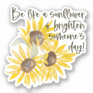 Sunflower Sticker