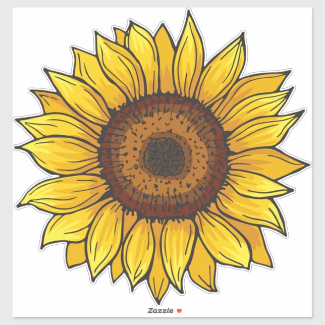 Sunflower Sticker (Sheet)