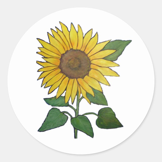 Sunflower Sticker (Front)