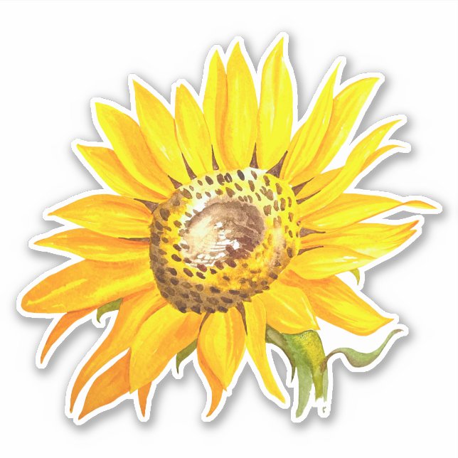 Sunflower Sticker (Front)