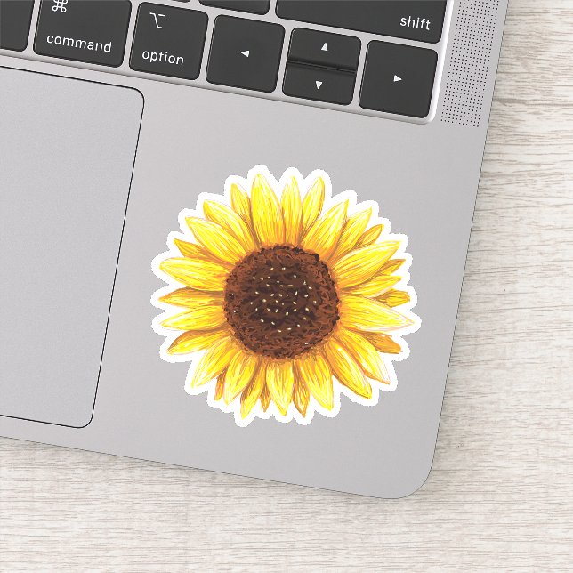 Sunflower Sticker (Detail)