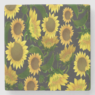 Sunflower Stone Coaster