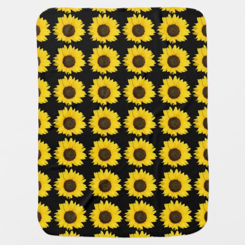 Sunflower Stroller Blanket