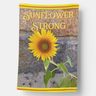  Sunflower Strong Weatherproof House Flag. Flag