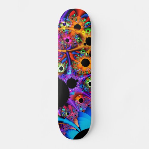 Sunflower Style Fractal Skateboard Deck