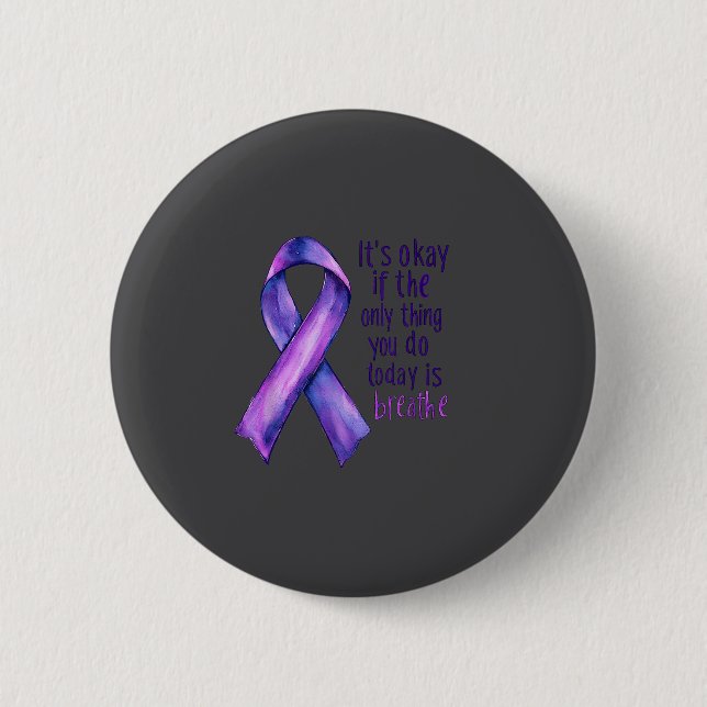 Sunflower Suicide Awareness  Button (Front)