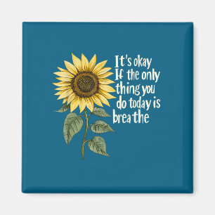 Sunflower Suicide Awareness Magnet