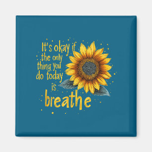 Sunflower Suicide Awareness Magnet