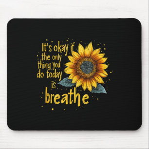 Sunflower Suicide Awareness  Mouse Pad