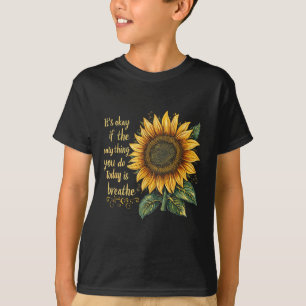 Sunflower Suicide Awareness T-Shirt
