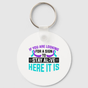 Sunflower Suicide Prevention Suicide Awareness 3  Keychain