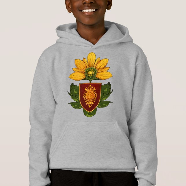 Sunflower & Sun – Symbol of Optimism & Growth  Hoodie (Front)