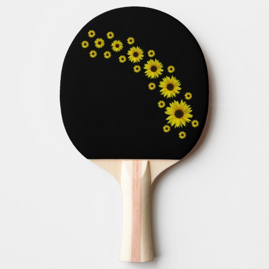 Sunflower, sunflower, flower, flowers ping pong paddle