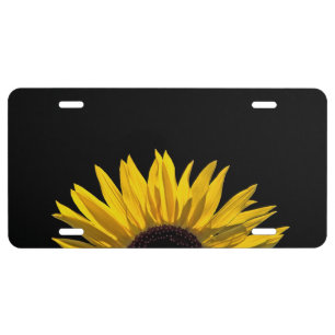 Sunflower Sunrise License Plate