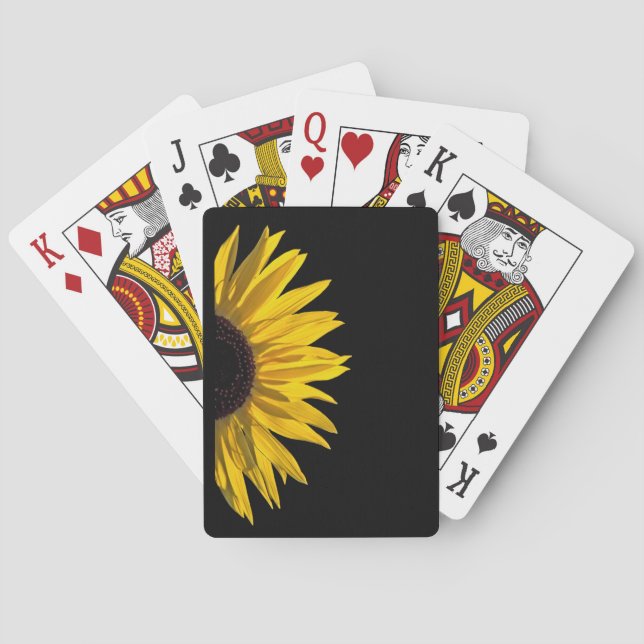 Sunflower Sunrise  Poker Cards (Back)