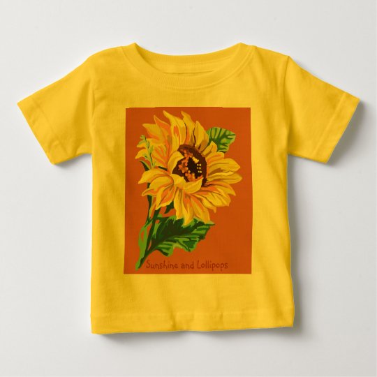sunflower, Sunshine and Lollipops T-shirt