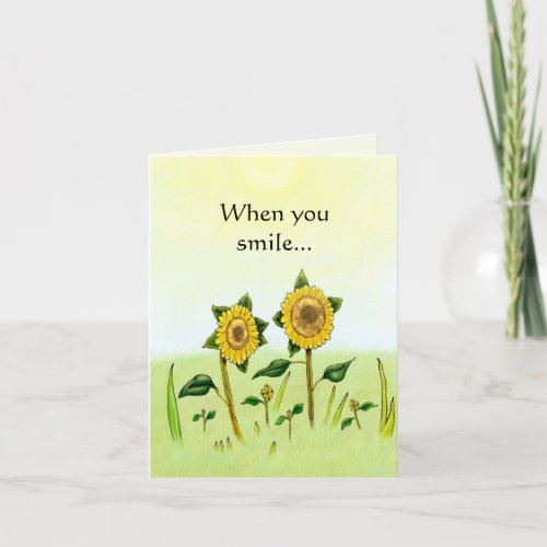 Sunflower Sunshine Card