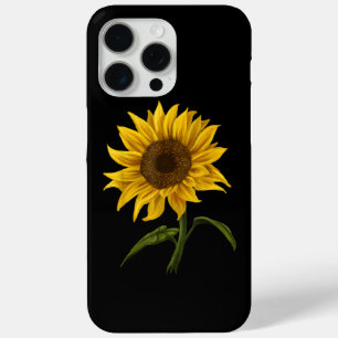 Sunflower Sunshine Floral Watercolor Flower iPhone 15 Pro Max Case