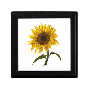 Sunflower Sunshine Floral Watercolor Flower Gift Box