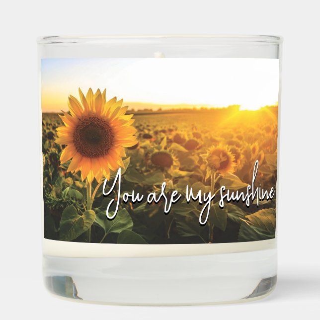 Sunflower Sunshine Scented Candle (Right)