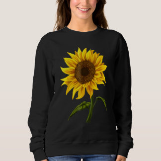 Sunflower Sunshine Watercolor Flower beautiful flo Sweatshirt