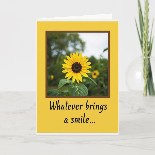 Sunflower Sweet Mothers Day Card (Front)