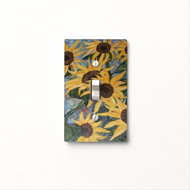 Sunflower Switch Plate (In Situ)