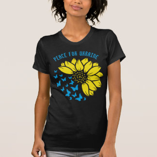 Sunflower symbol of Peace. Peace for Ukraine.  T-Shirt