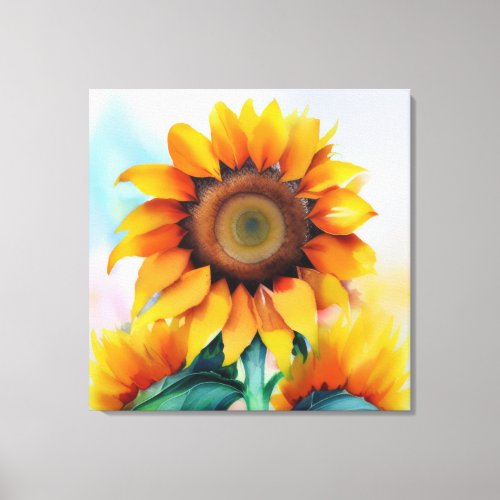 Sunflower Symphony The Art of Sunshine Canvas Print