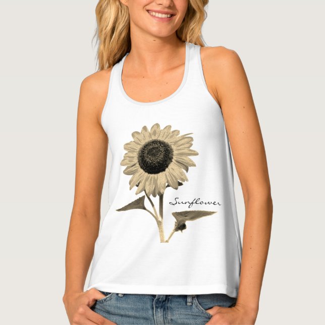 Sunflower tank top (Front)