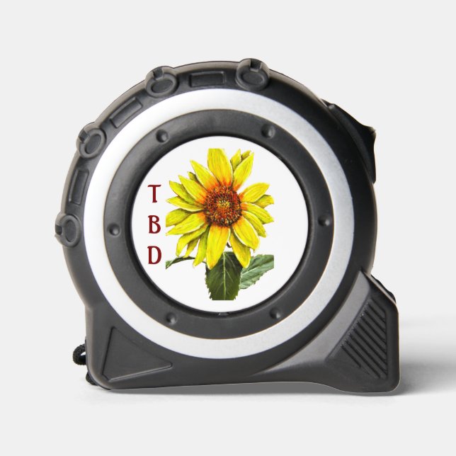 Sunflower Tape Measure (Front)