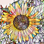 SUNFLOWER TEAPOT<br><div class="desc">An art design of a pretty sunflower.</div>